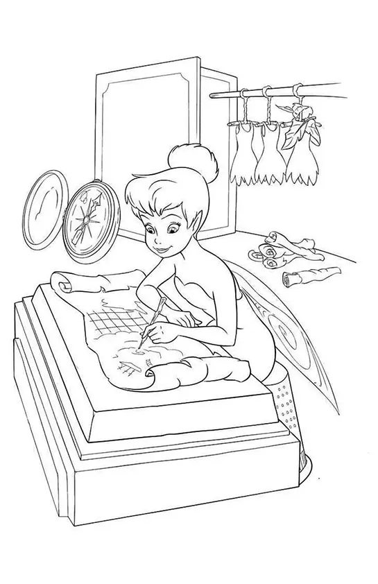 Tinkerbell Coloring Pages – 021