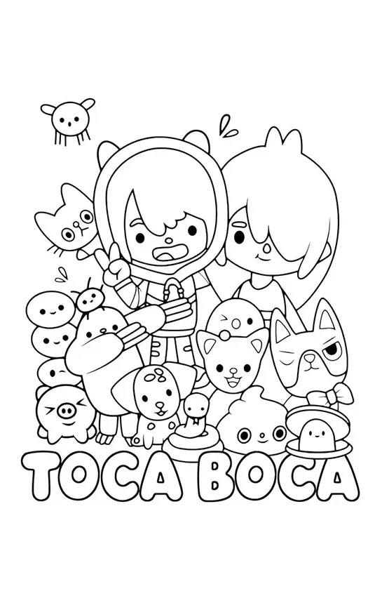 Toca Boca World Coloring Pages – 013