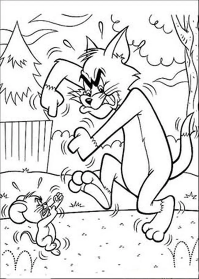 Tom And Jerry Coloring Pages – 005