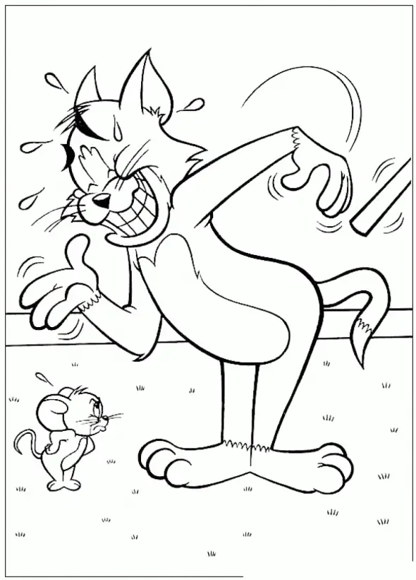 Tom And Jerry Coloring Pages – 006