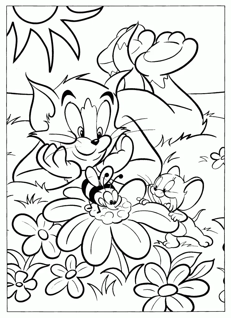 Tom And Jerry Coloring Pages – 013
