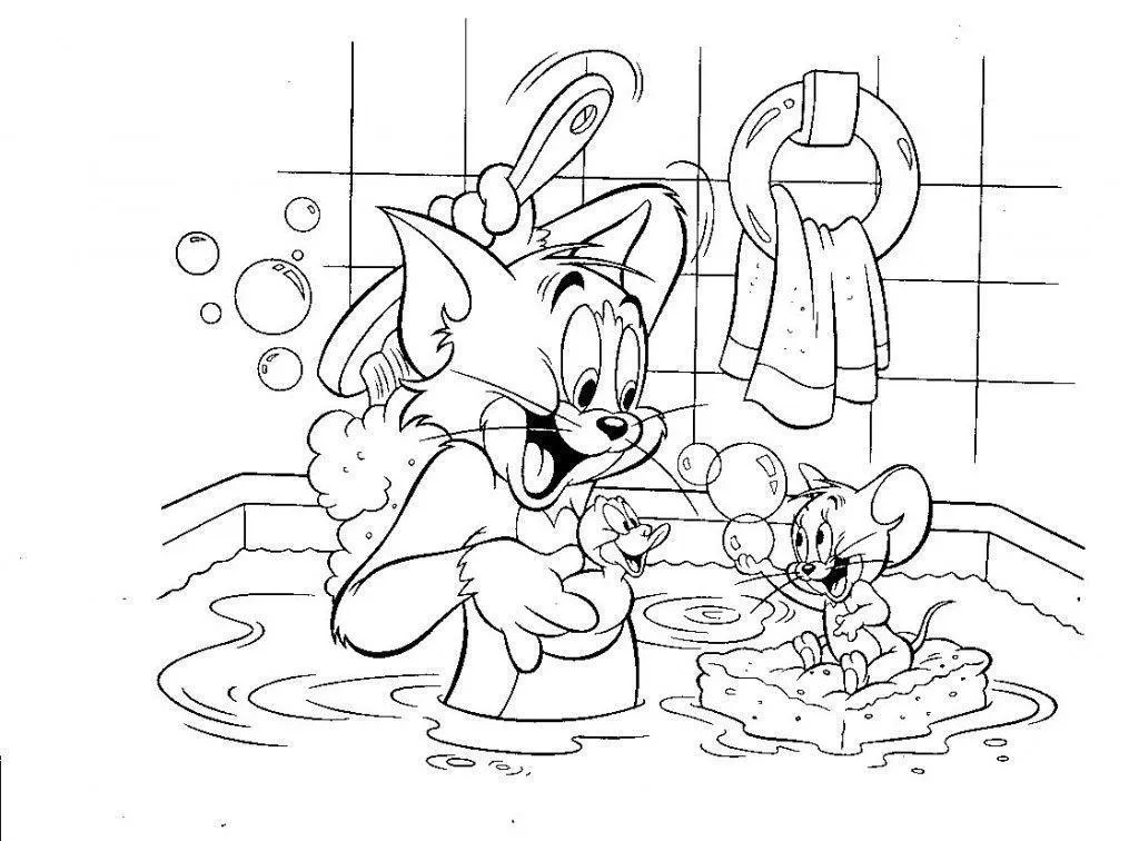 Tom And Jerry Coloring Pages – 015
