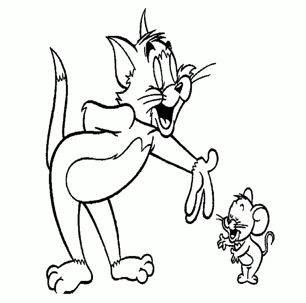Tom And Jerry Coloring Pages – 016