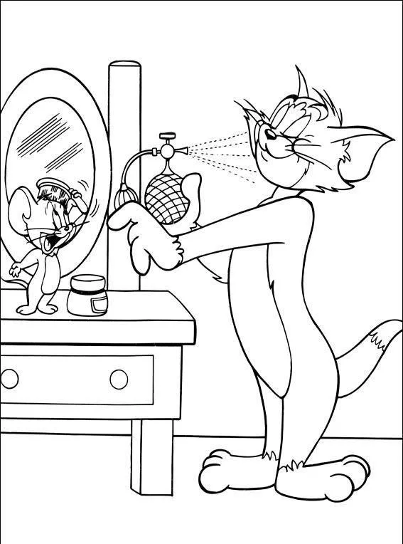 Tom And Jerry Coloring Pages – 017