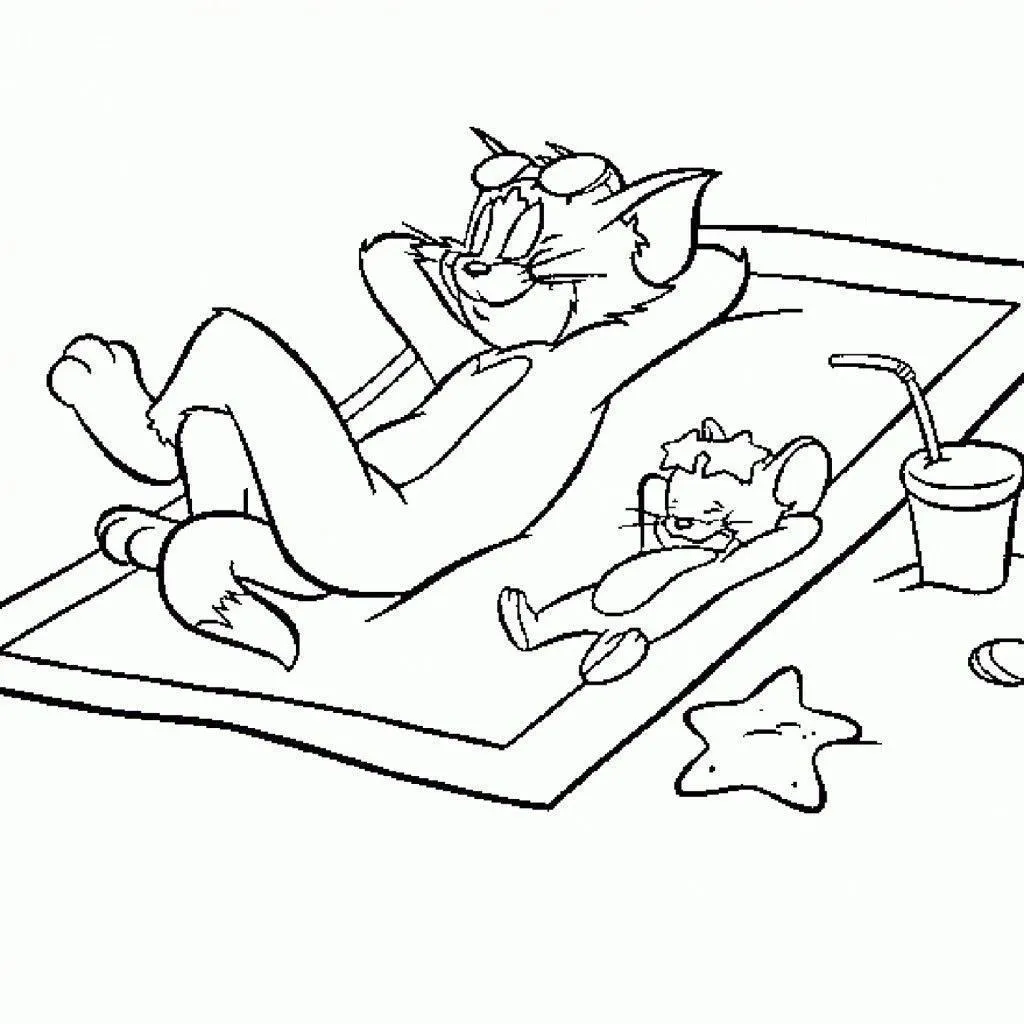Tom And Jerry Coloring Pages – 018