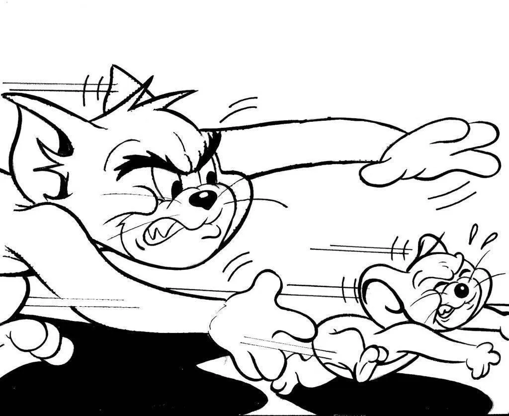 Tom And Jerry Coloring Pages – 020