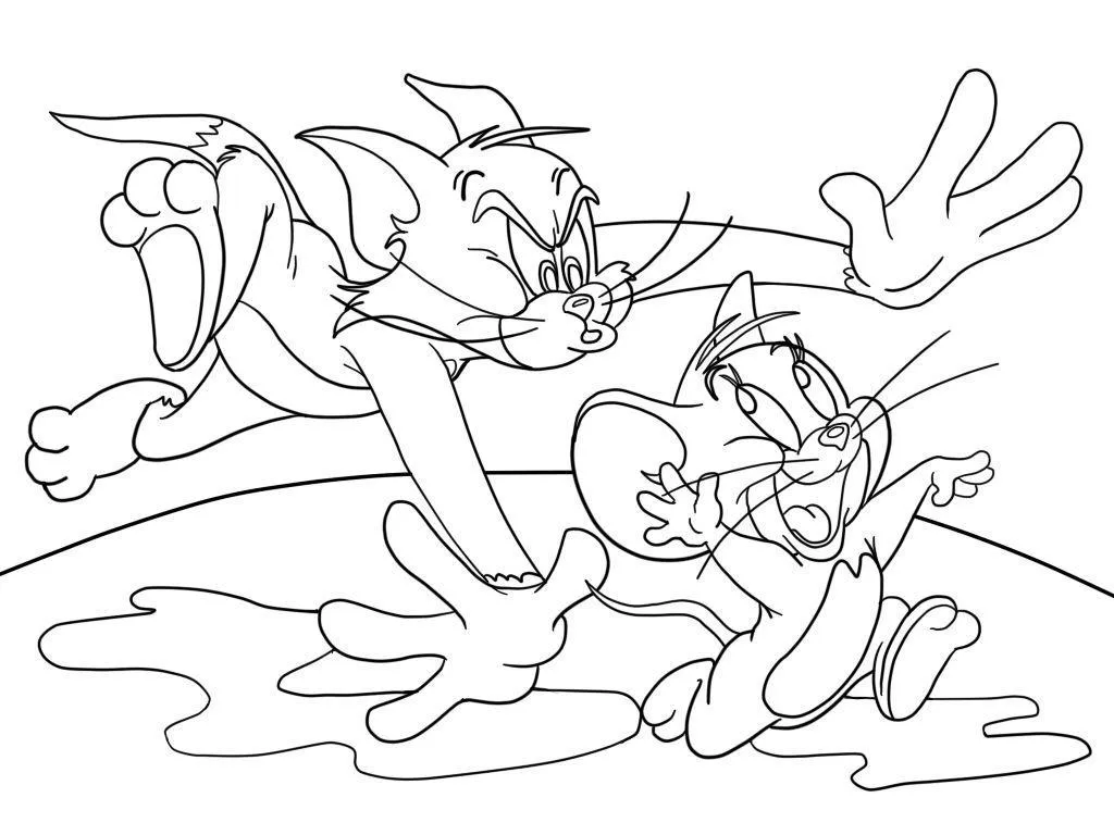 Tom And Jerry Coloring Pages – 022