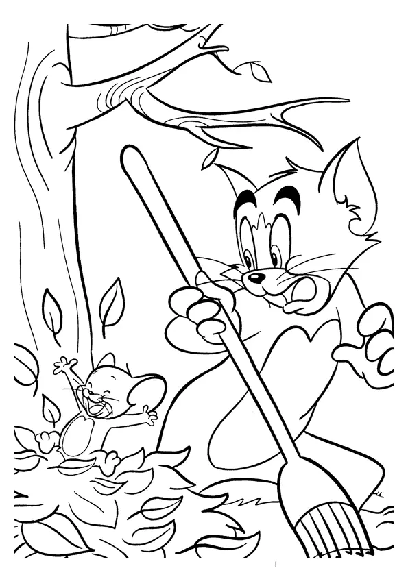 Tom And Jerry Coloring Pages – 025