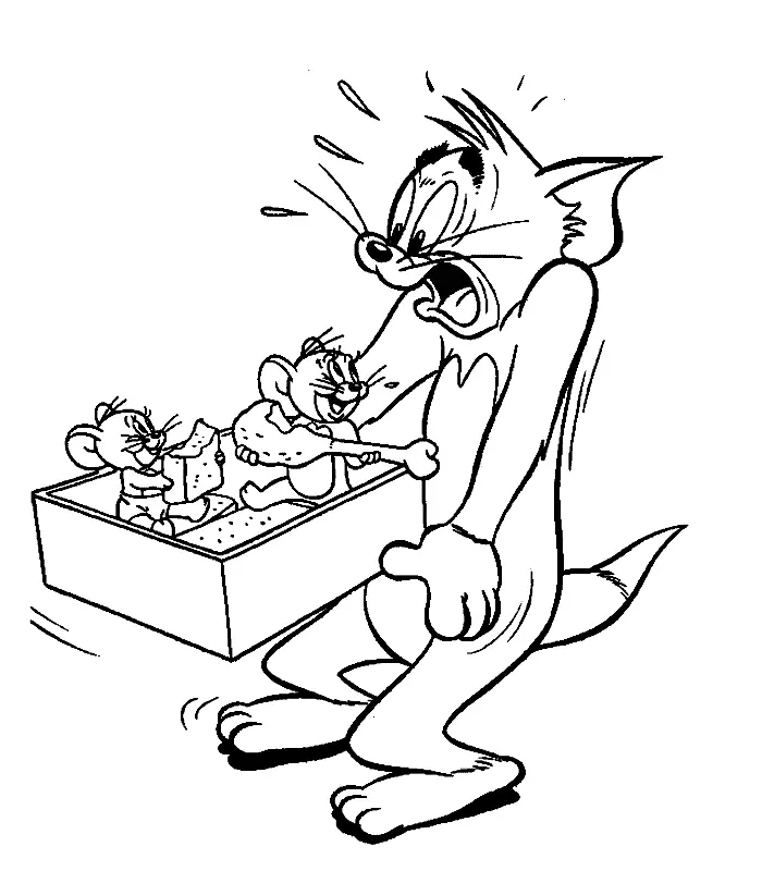 Tom And Jerry Coloring Pages – 026