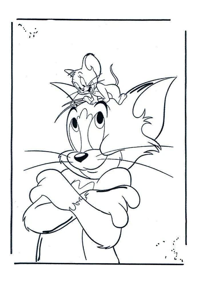 Tom And Jerry Coloring Pages – 028