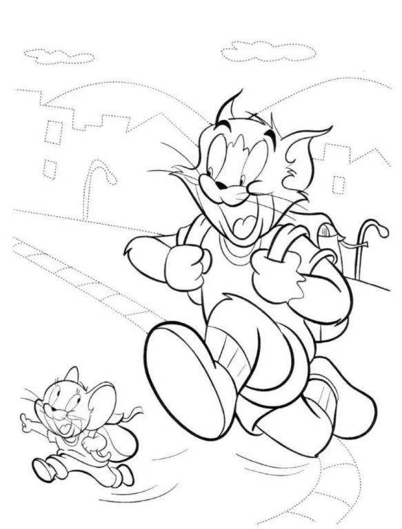 Tom And Jerry Coloring Pages – 030