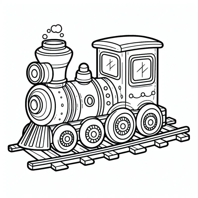 Train Coloring Pages – 015