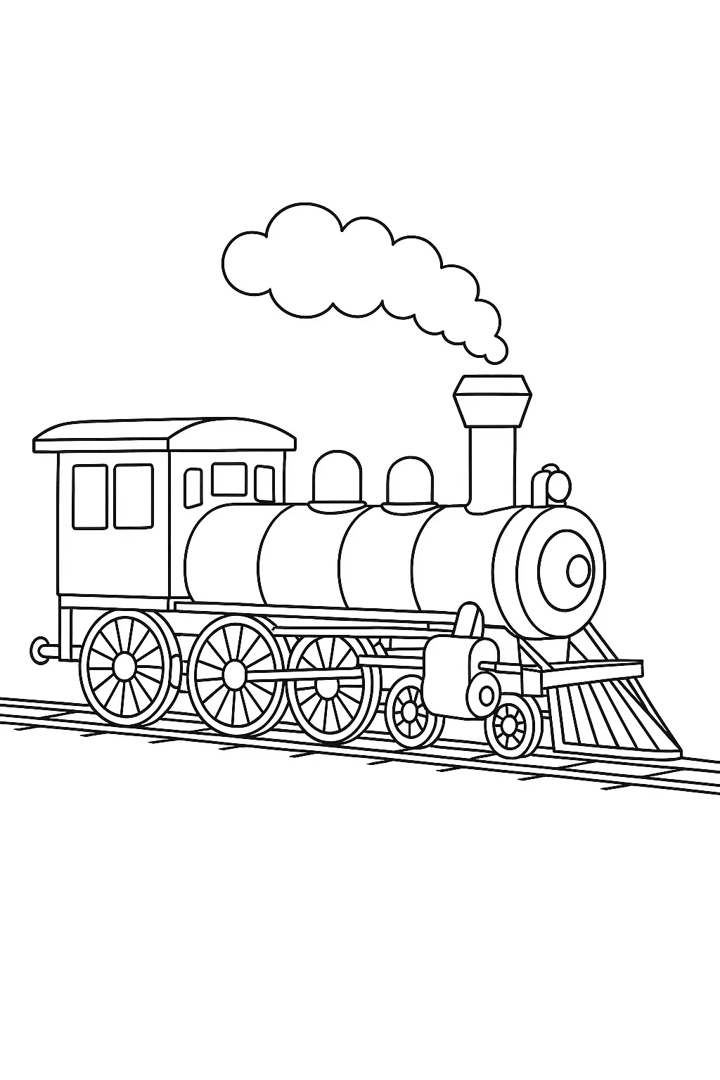 Train Coloring Pages – 016