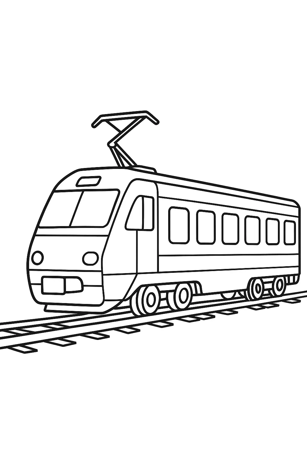 Train Coloring Pages – 018