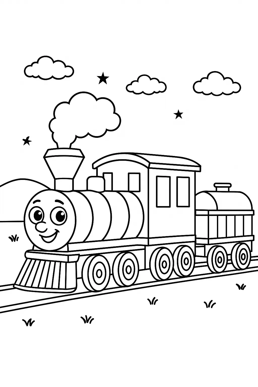 Train Coloring Pages – 023