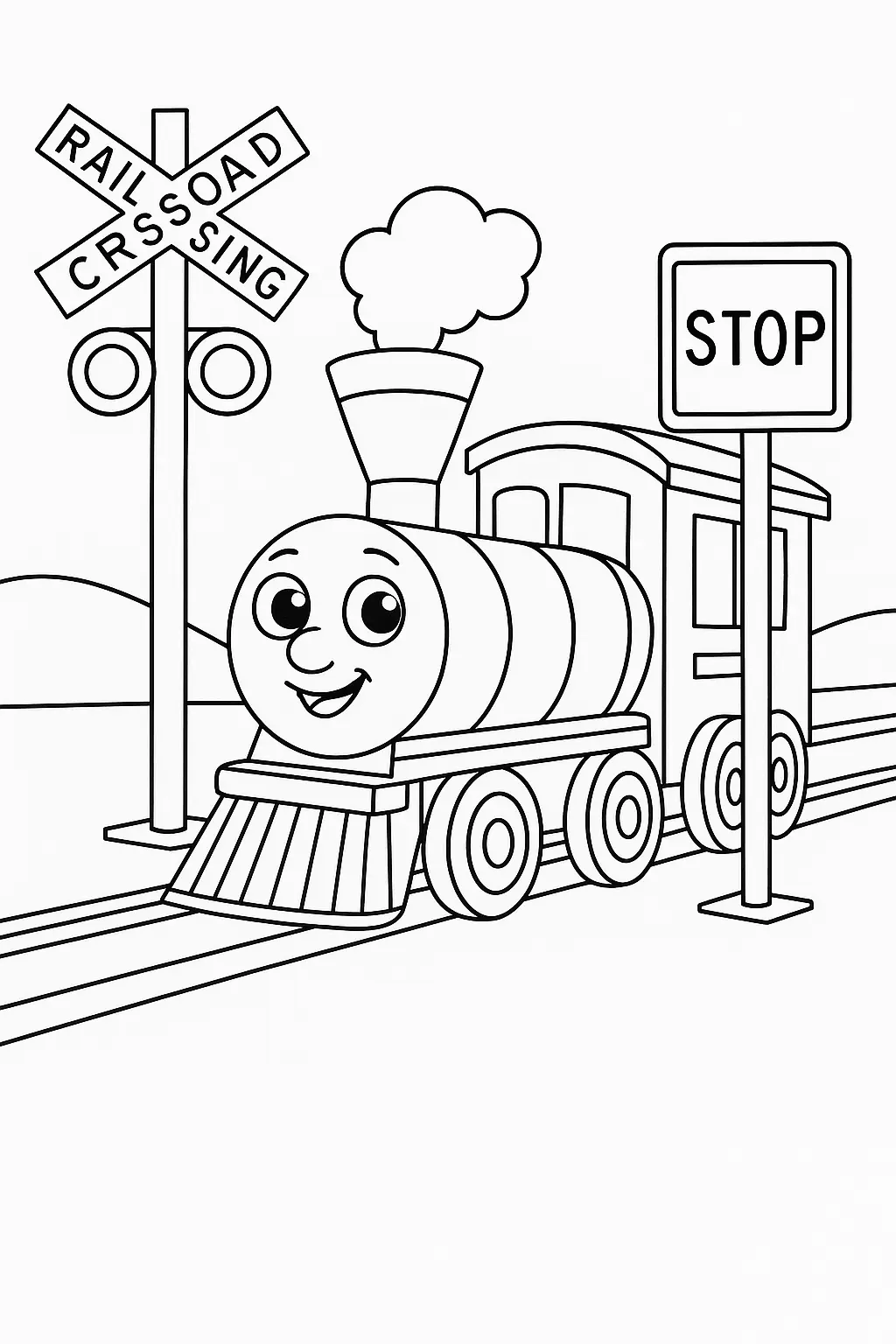 Train Coloring Pages – 024