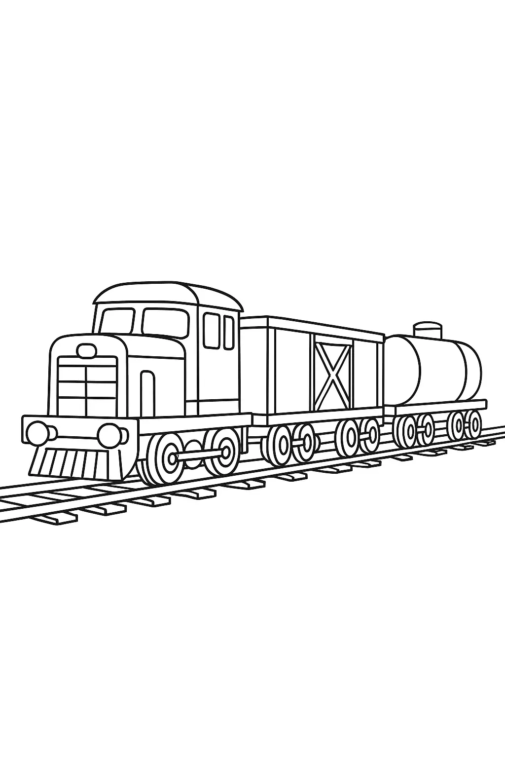 Train Coloring Pages – 030