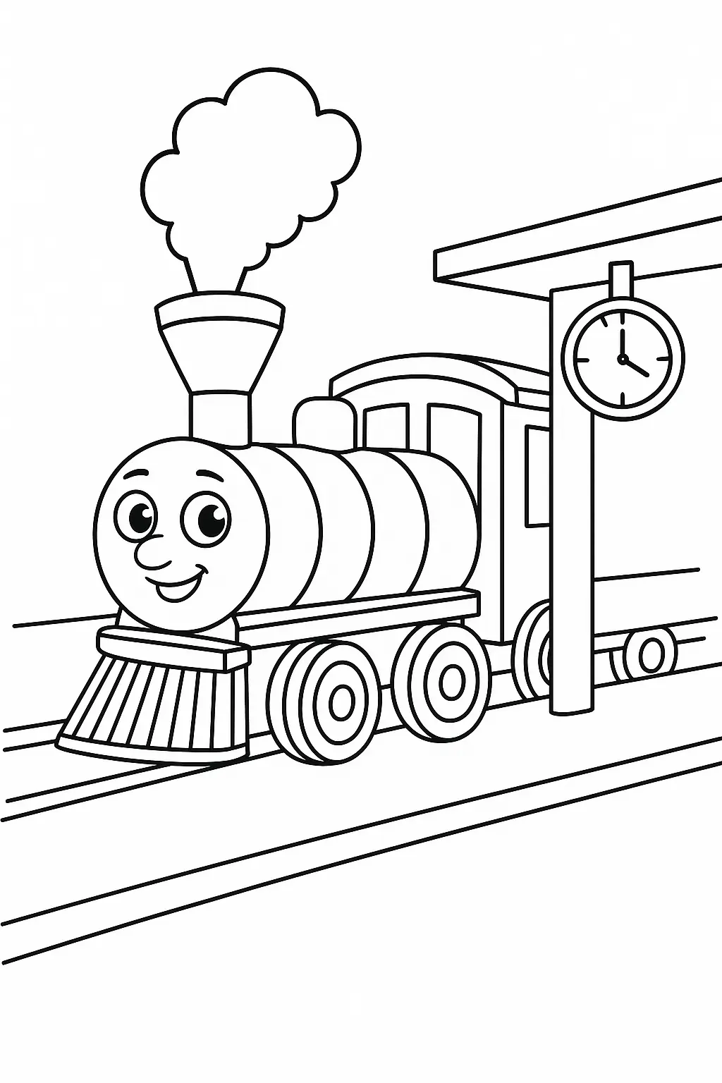 Train Coloring Pages – 031