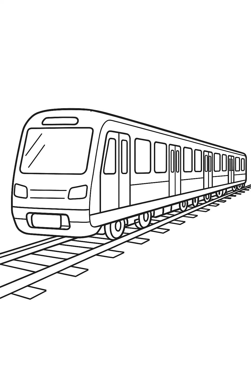 Train Coloring Pages – 032