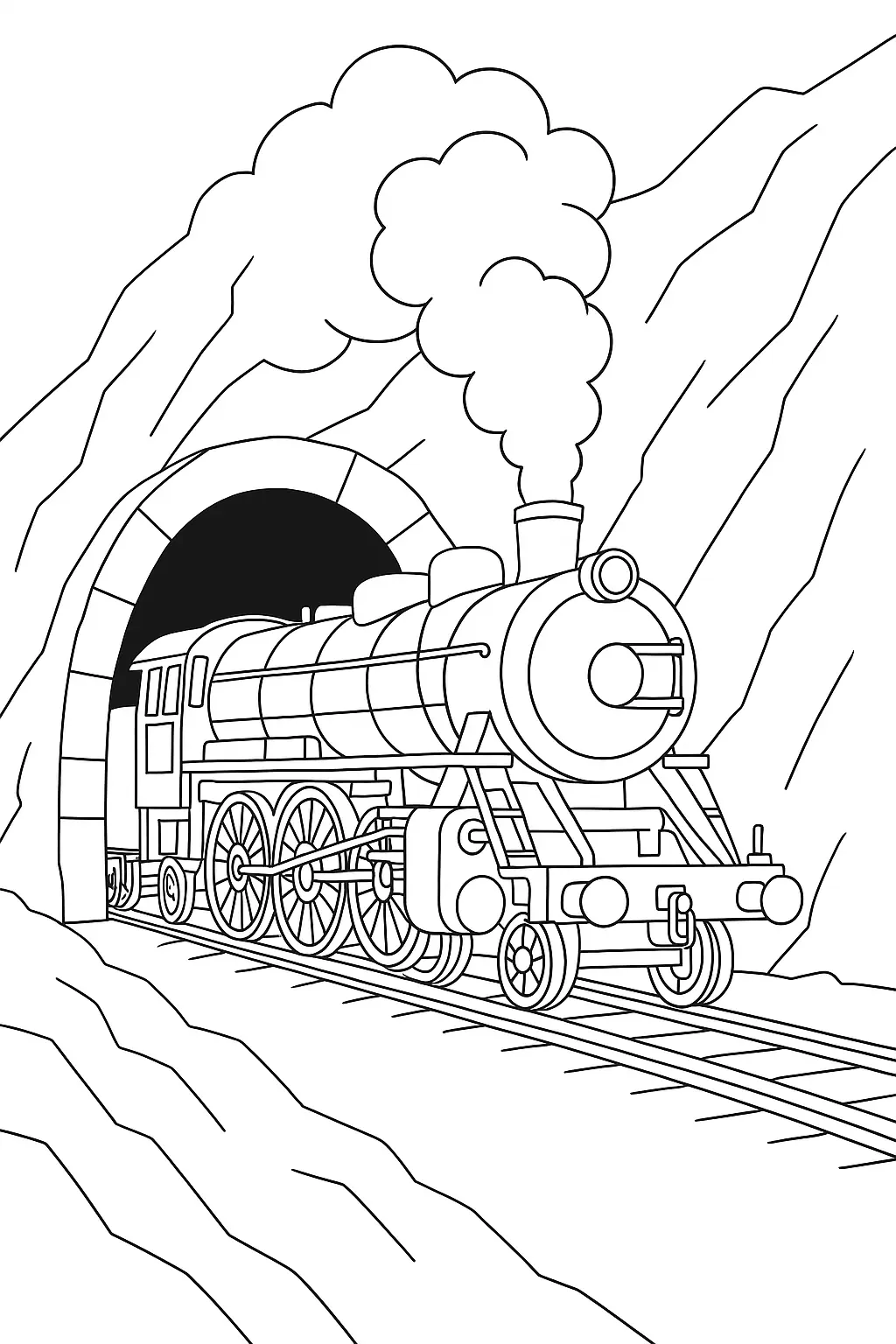 Train Coloring Pages – 033