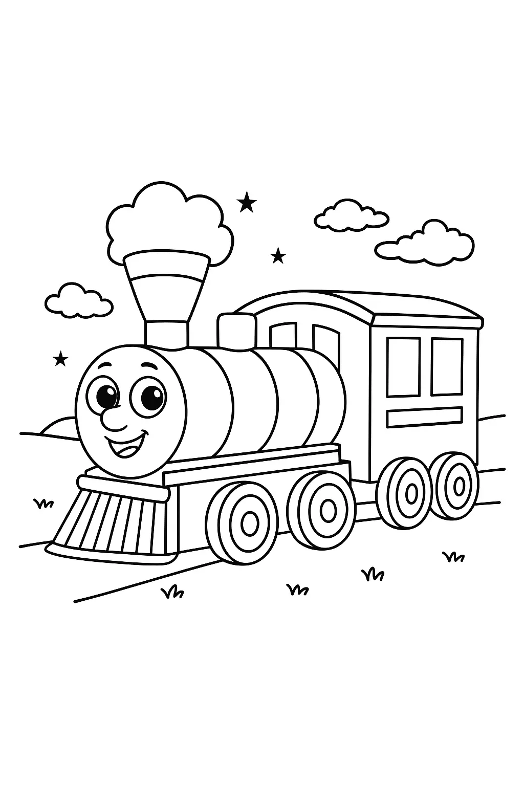 Train Coloring Pages – 035