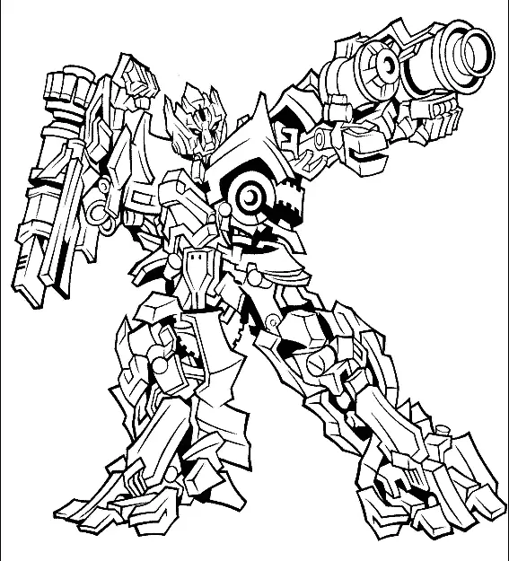 Transformers Coloring Pages – 009