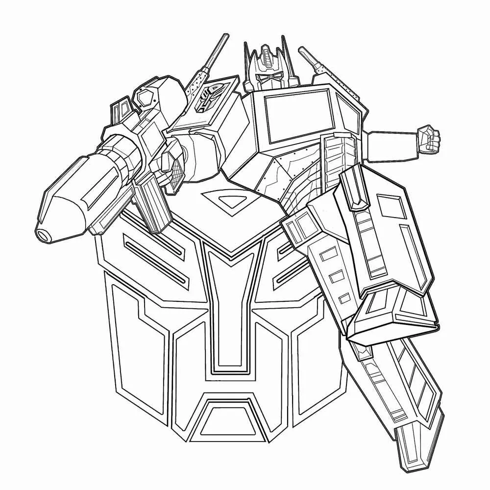 Transformers Coloring Pages – 011