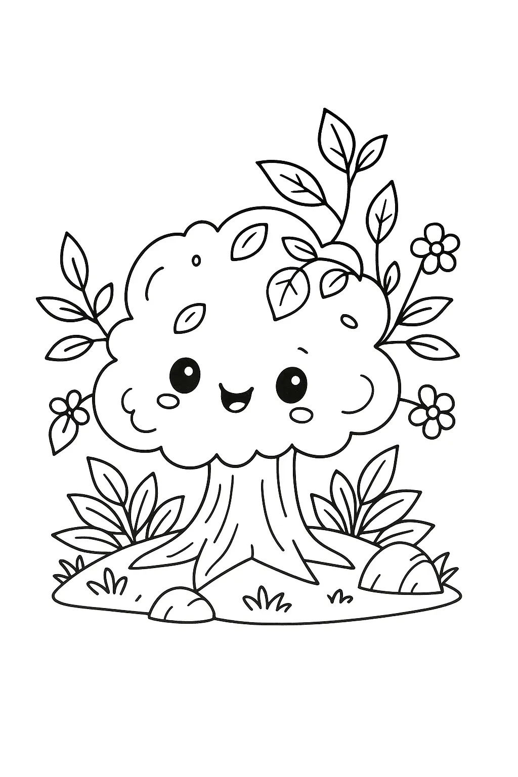 Trees Coloring Pages – 009