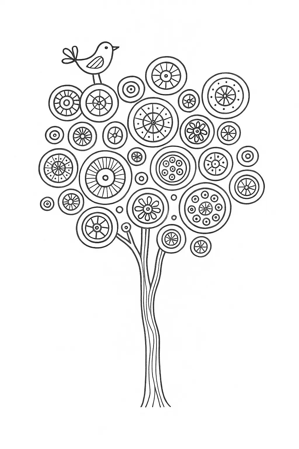 Trees Coloring Pages – 011