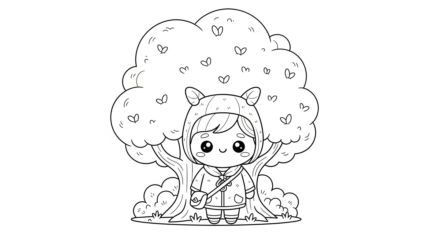 Trees Coloring Pages – 018