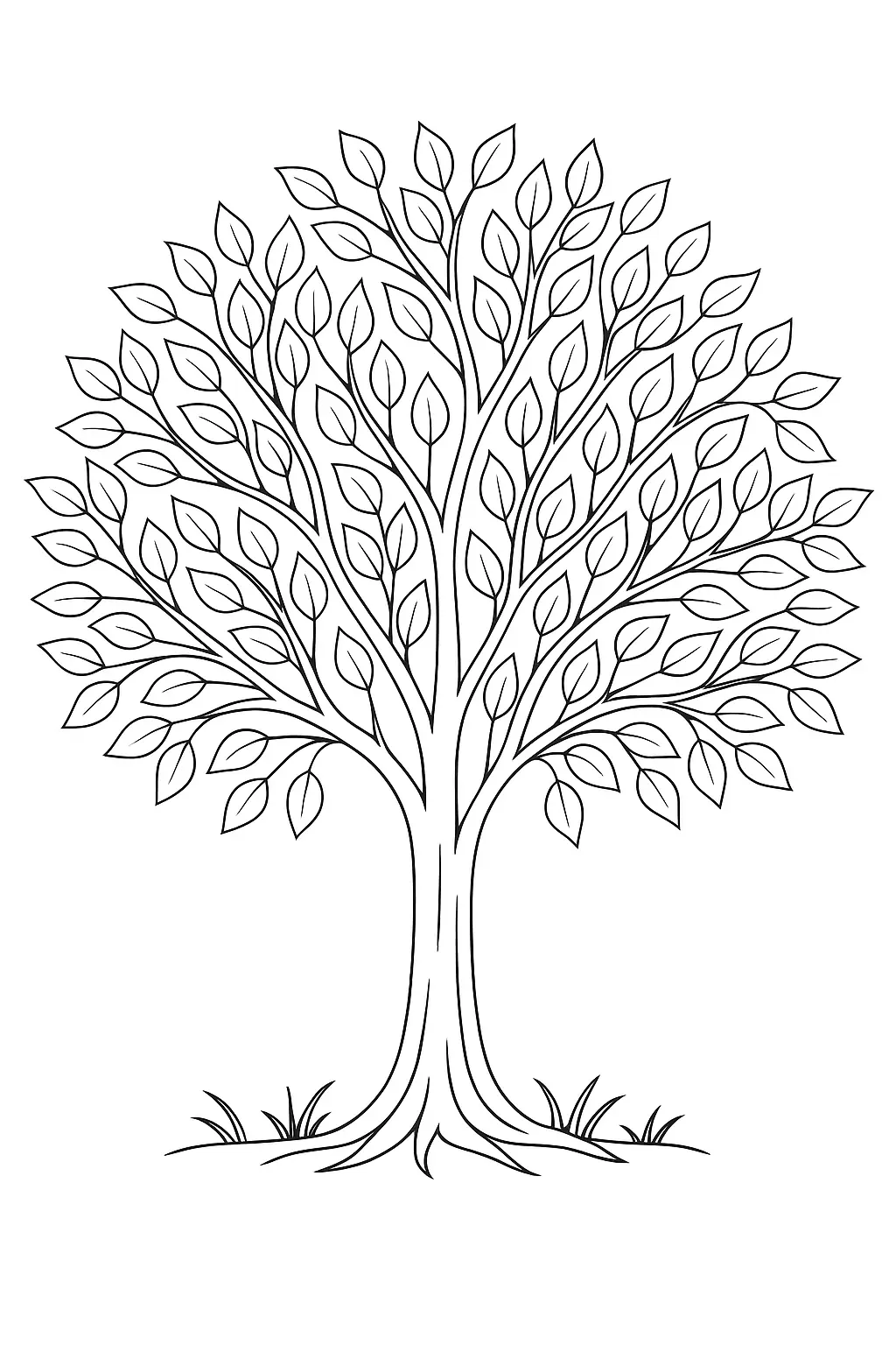 Trees Coloring Pages – 022