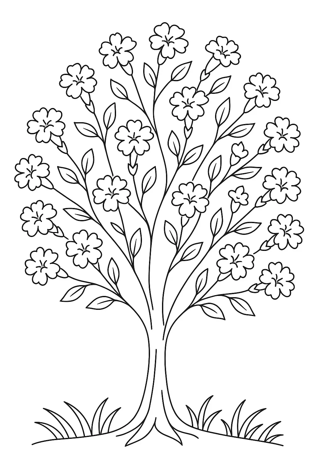 Trees Coloring Pages – 024