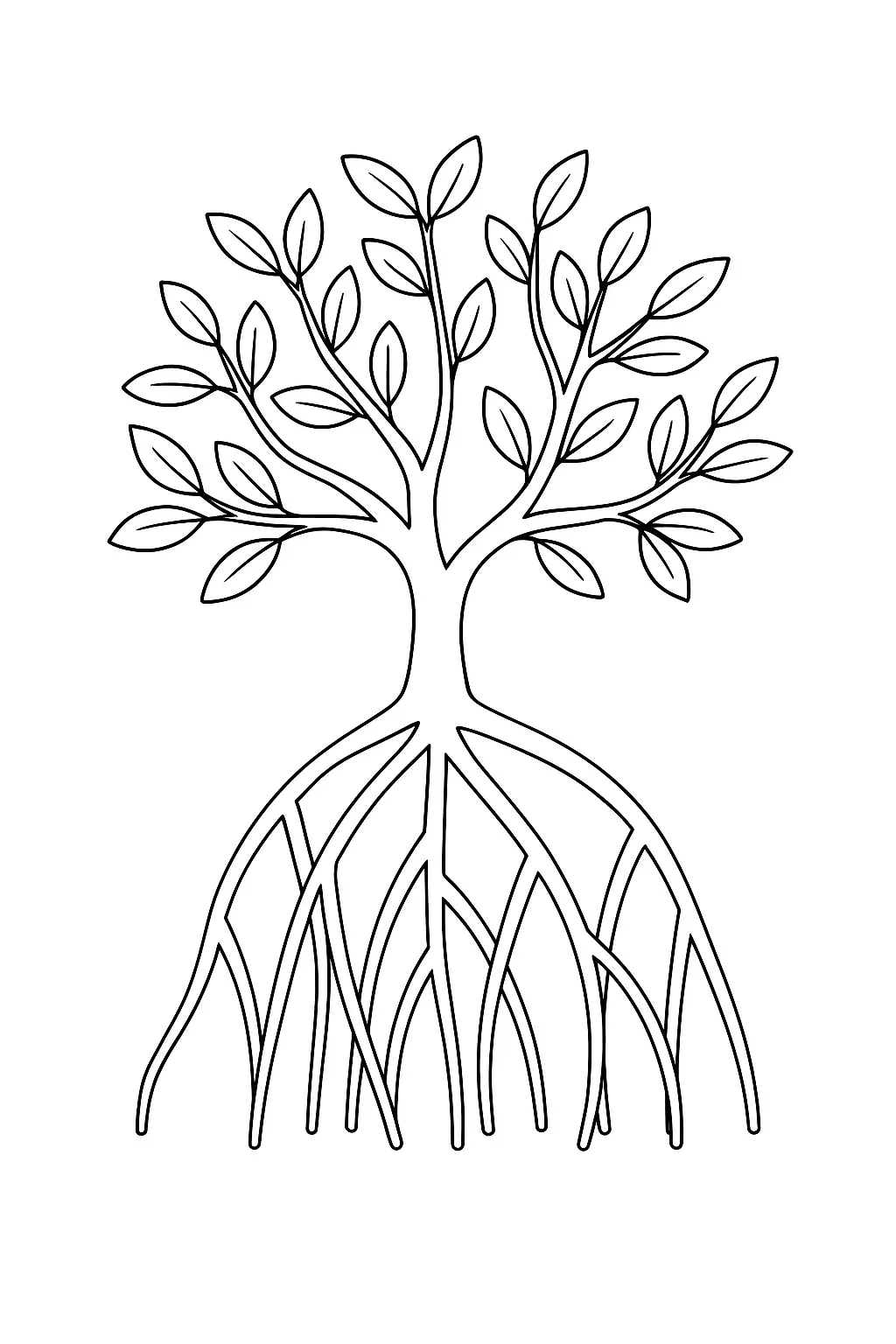 Trees Coloring Pages – 027