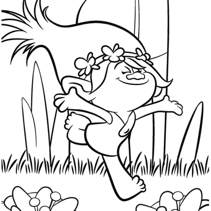 Trolls Coloring Pages – 007