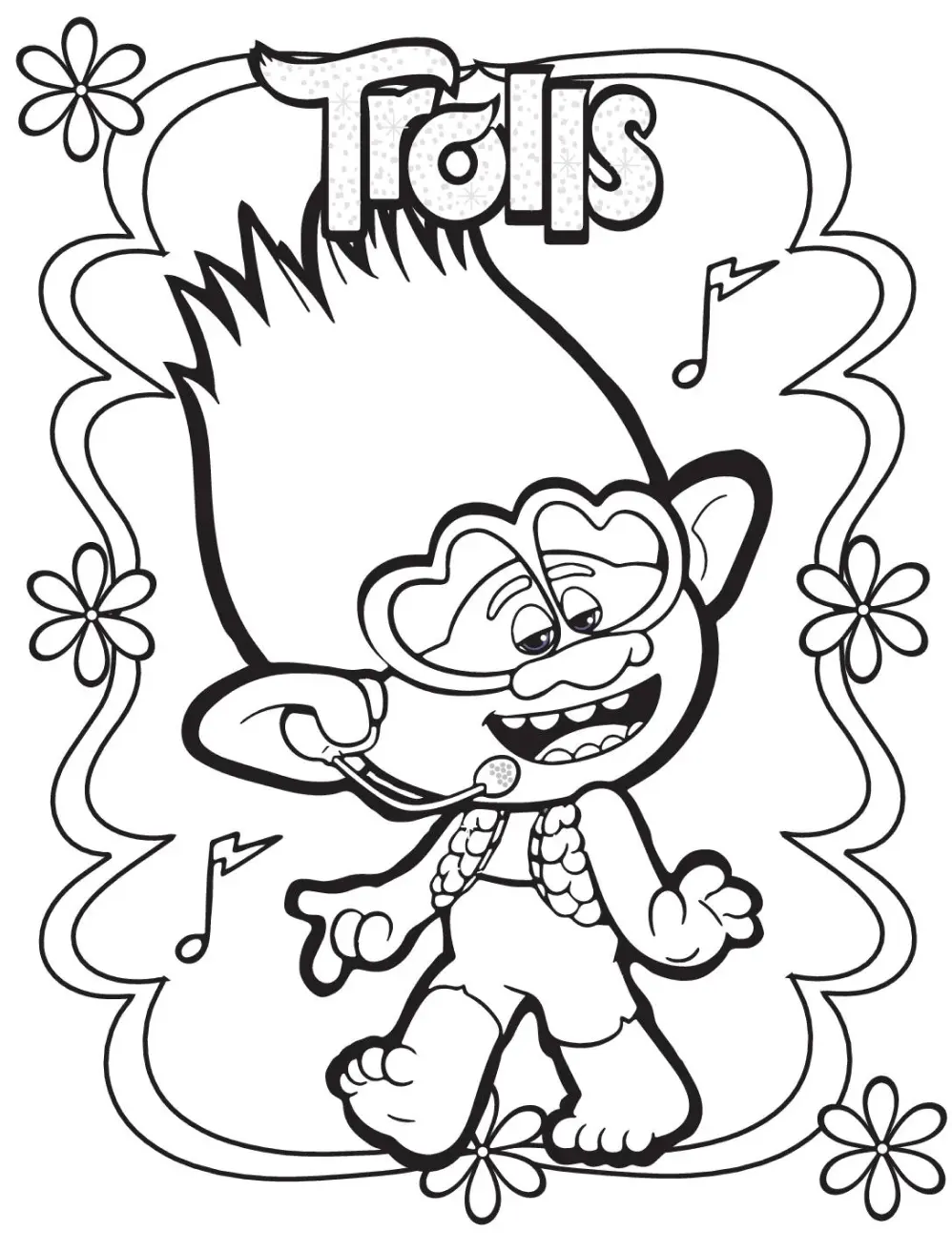 Trolls Coloring Pages – 010