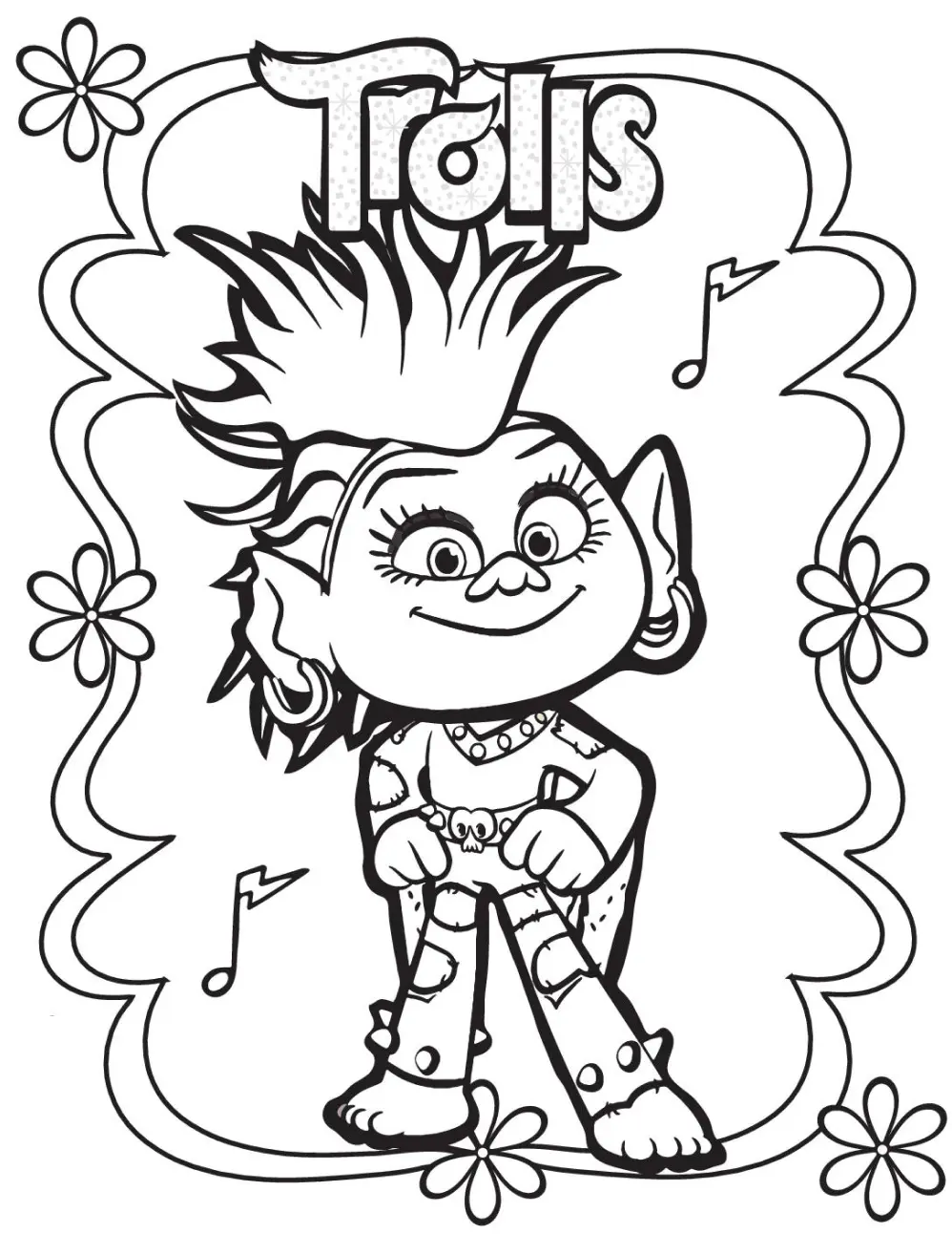 Trolls Coloring Pages – 012