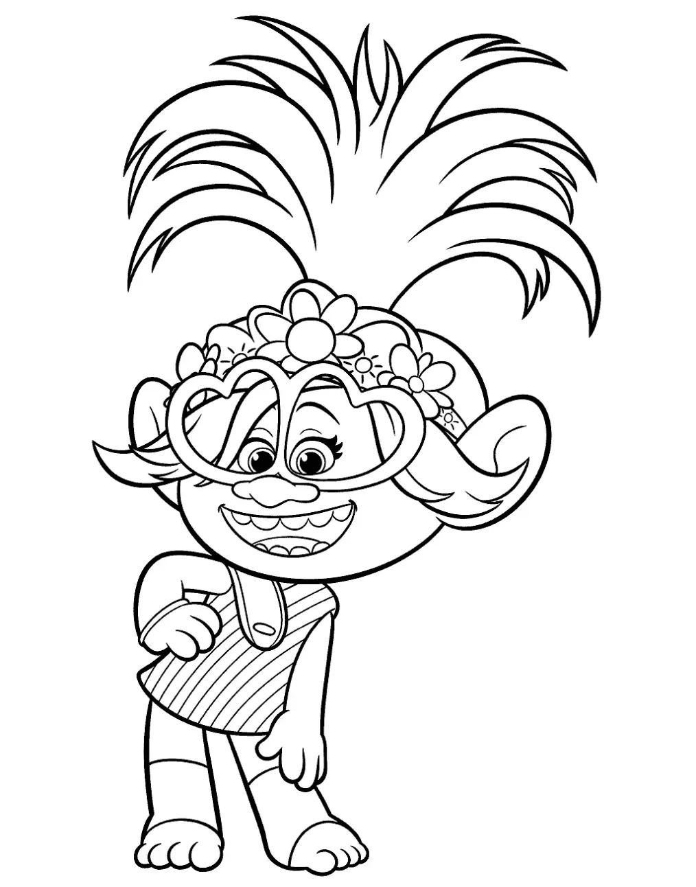 Trolls Coloring Pages – 013