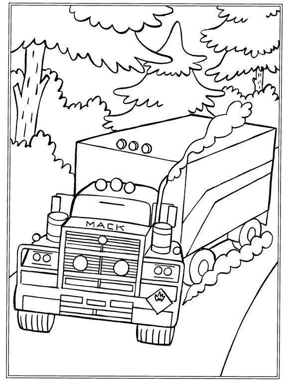 Trucks Coloring Pages – 004