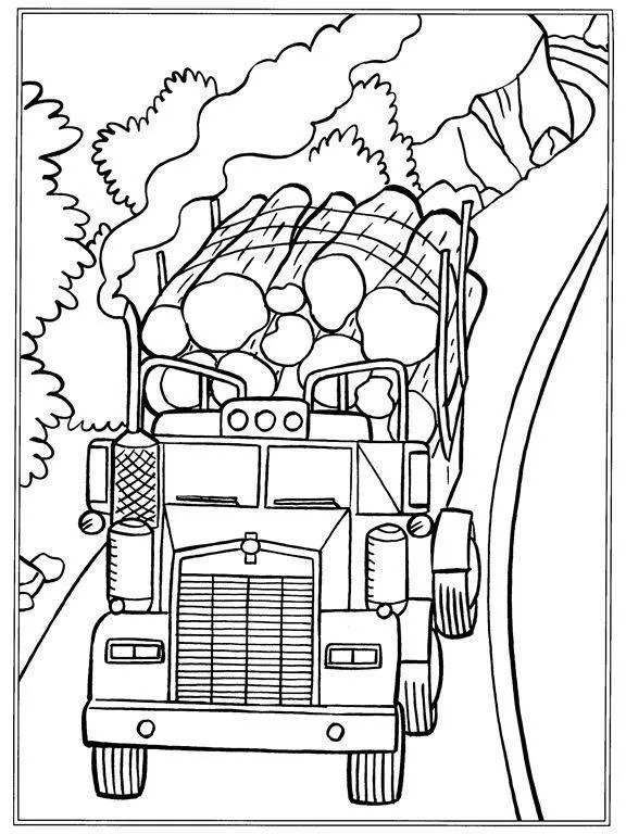 Trucks Coloring Pages – 006