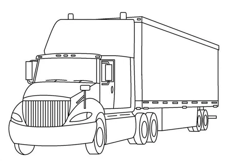 Trucks Coloring Pages – 014