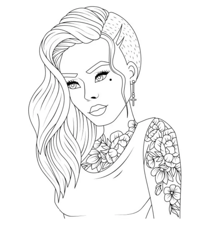 Tumblr Coloring Pages – 003