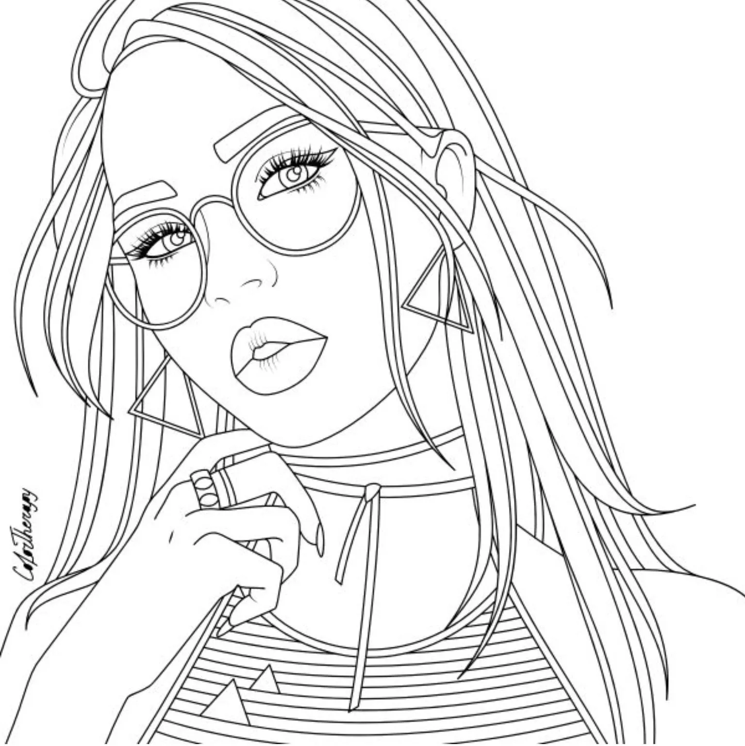 Tumblr Coloring Pages – 011
