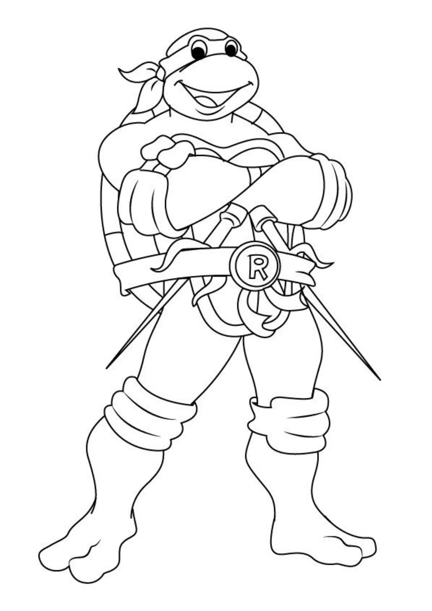 Turtles Ninja Coloring Pages – 022