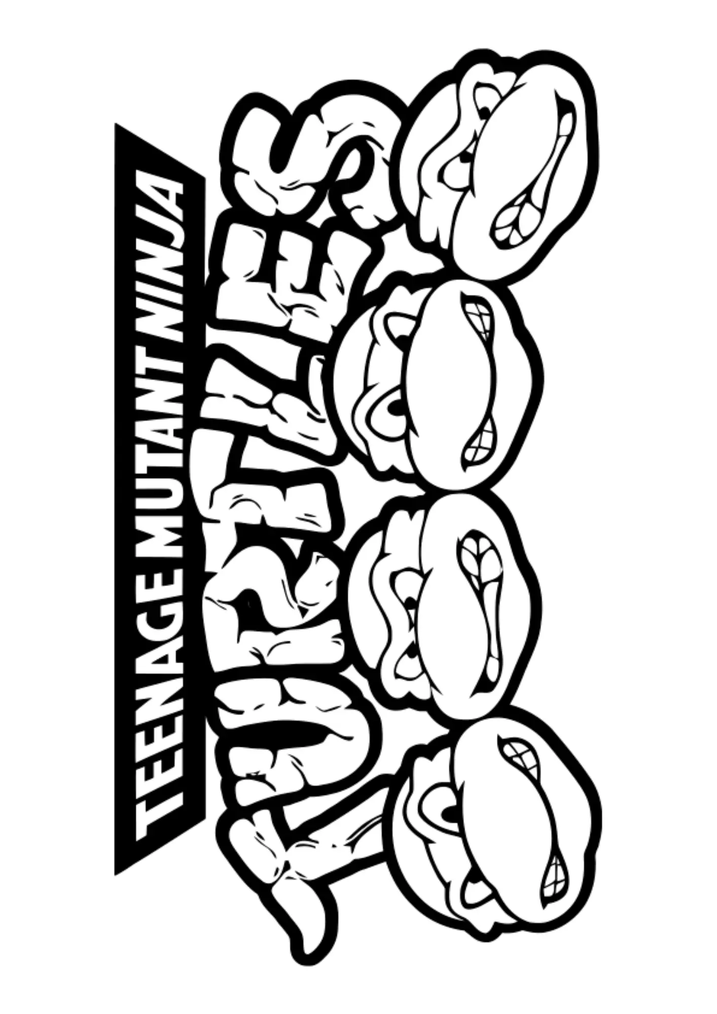 Turtles Ninja Coloring Pages – 027
