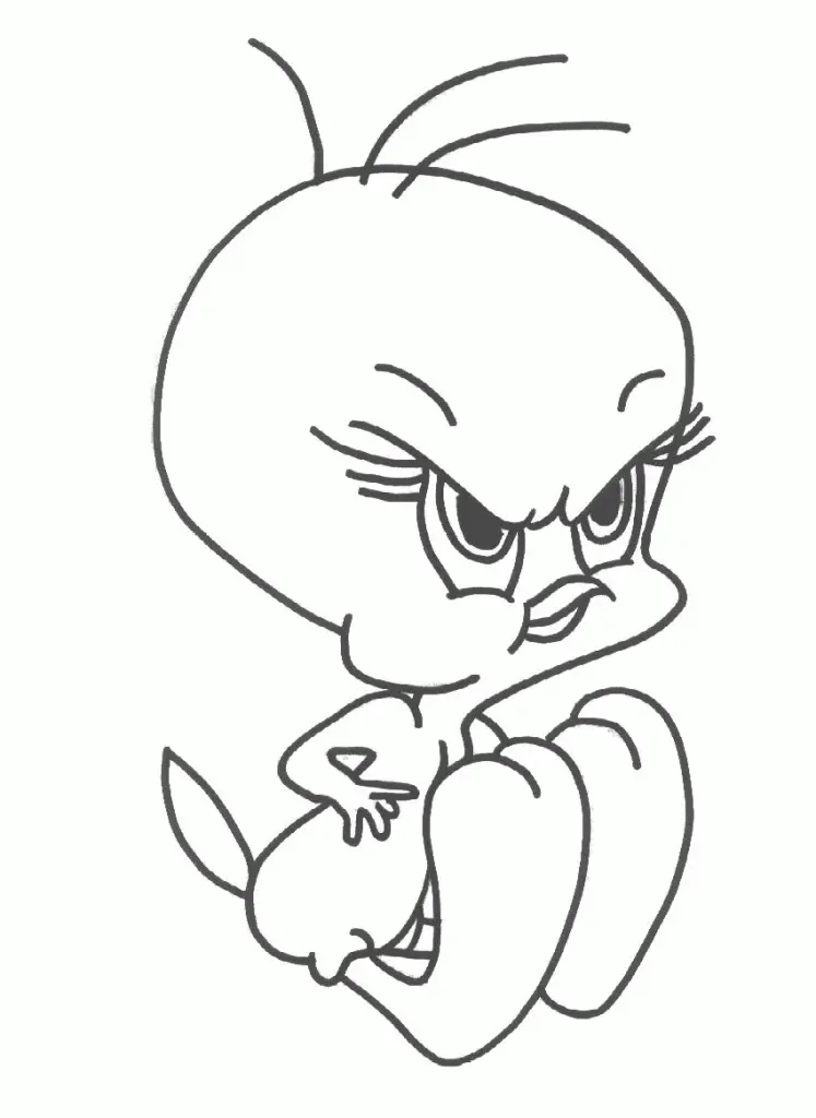 Tweety Coloring Pages – 002