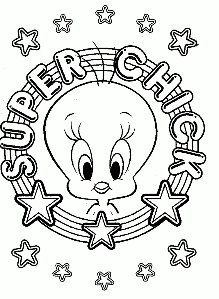Tweety Coloring Pages – 008