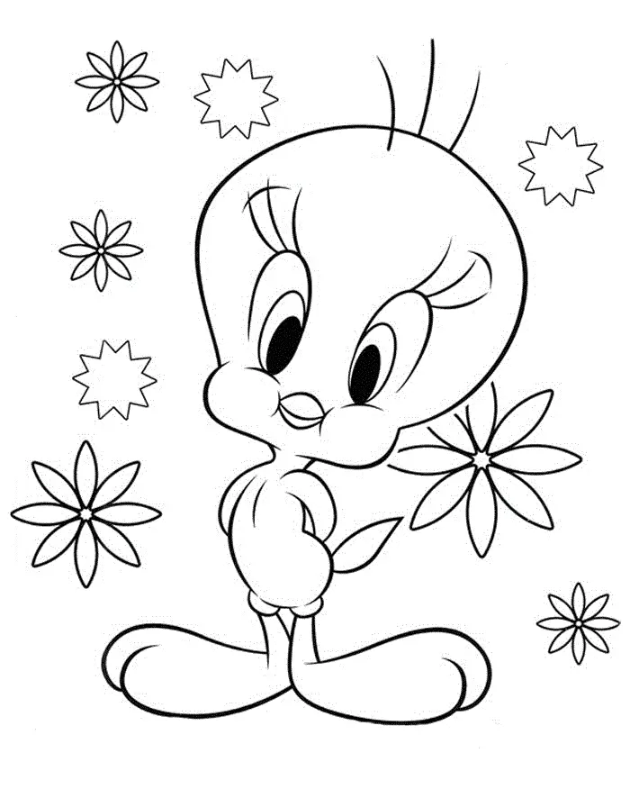 Tweety Coloring Pages – 015