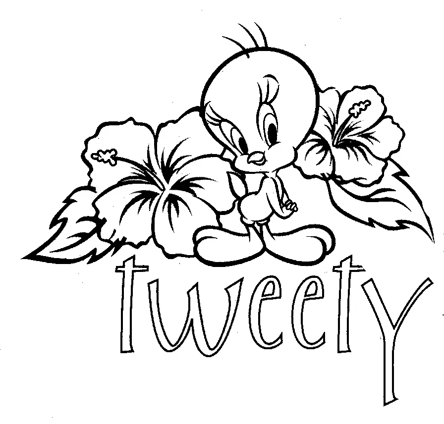 Tweety Coloring Pages – 016