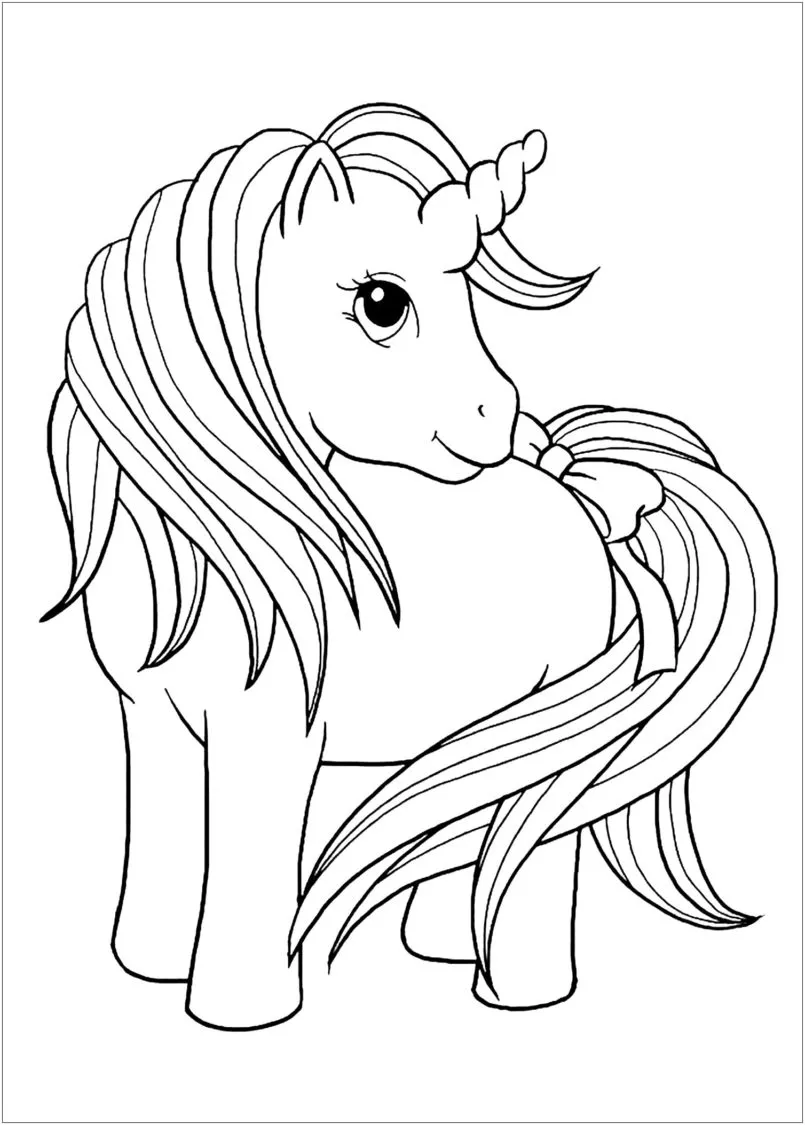 Unicorn Coloring Pages – 005