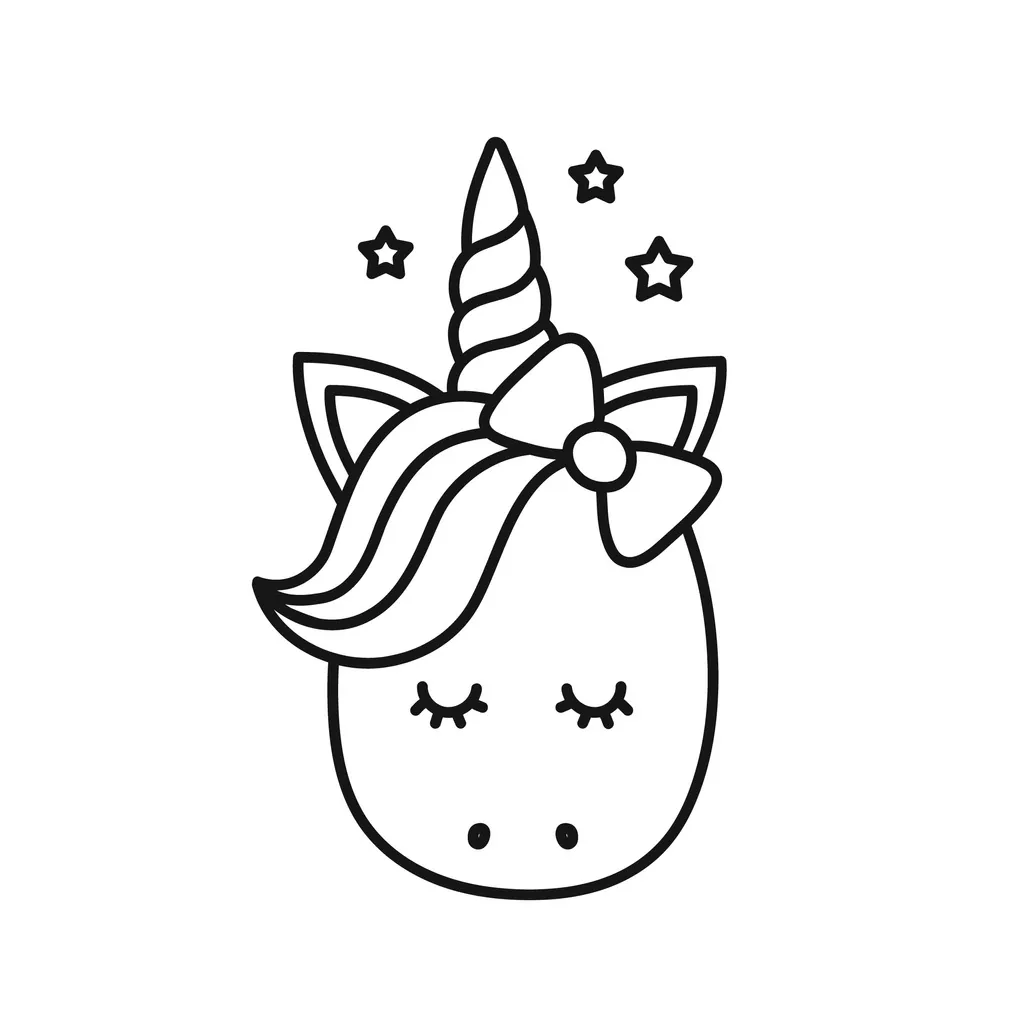 Unicorn Coloring Pages – 008